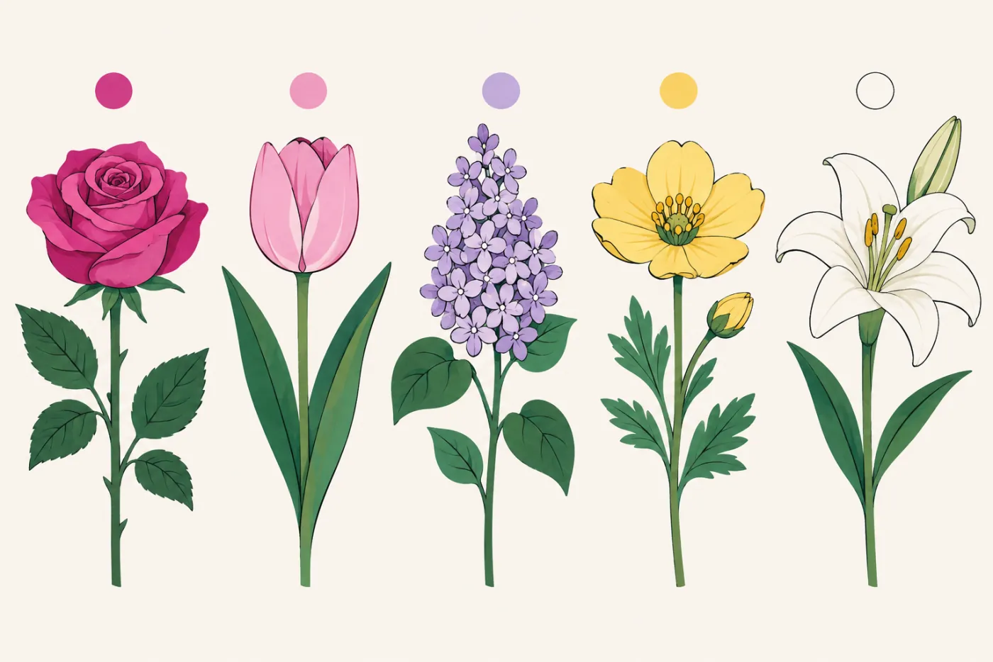 Blommornas språk: vad färger och sorter betyder